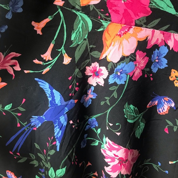 Floral and bird print dress - Picture 4 of 7